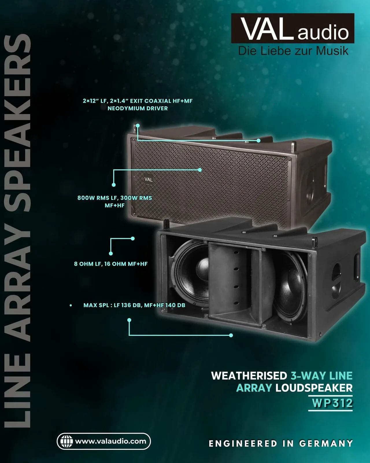 Val Audio WP312 — rear panel